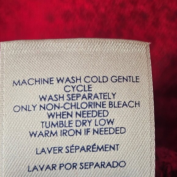 Men's Comfy, Chaps Red Half-Zip Sweater Medium Cotton Poly Blend Warm Winter Kni - Picture 13 of 16